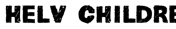 Helv Children font preview